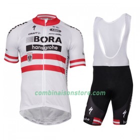 Combinaison Cycliste + Cuissard à Bretelles 2017-18 Bora-Hansgrohe Championnats de Autriche